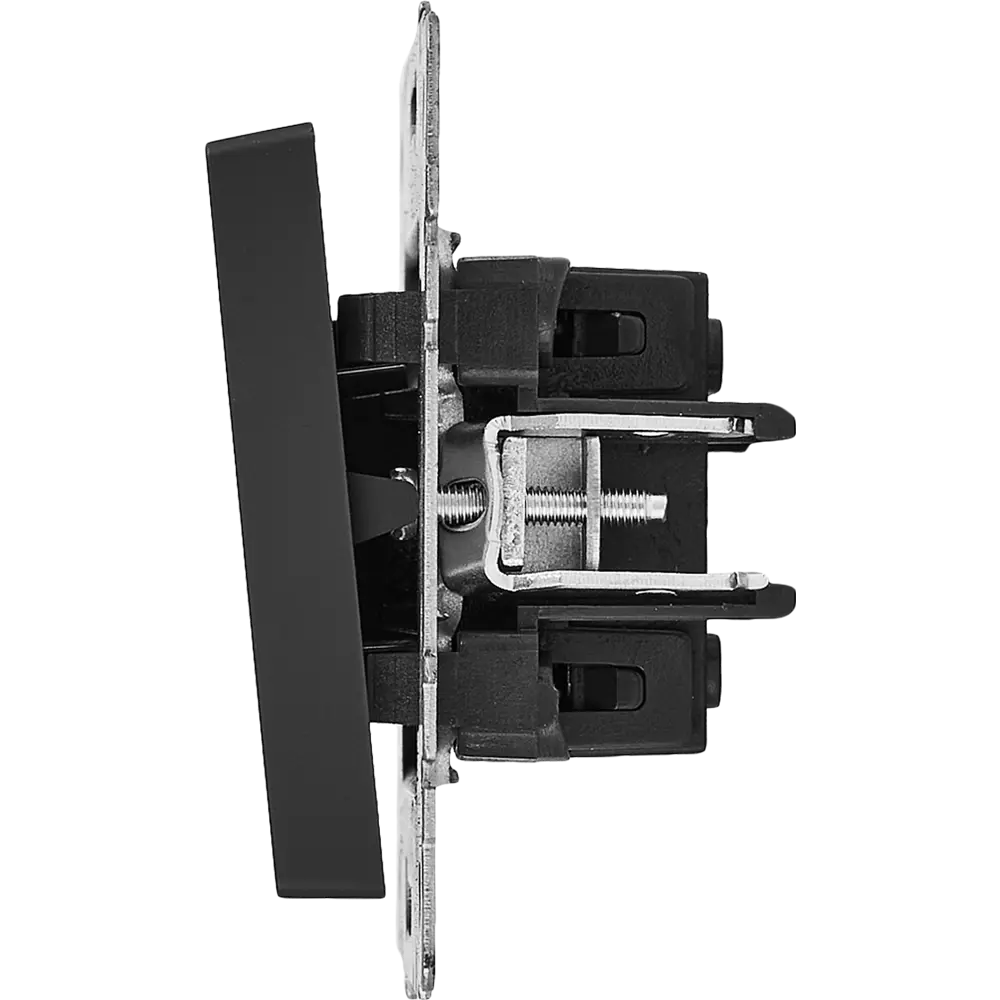 Выключатель IEK Brite графитовый матовый с самовозвратом 87761731 STLM-1110551 - Вид №3