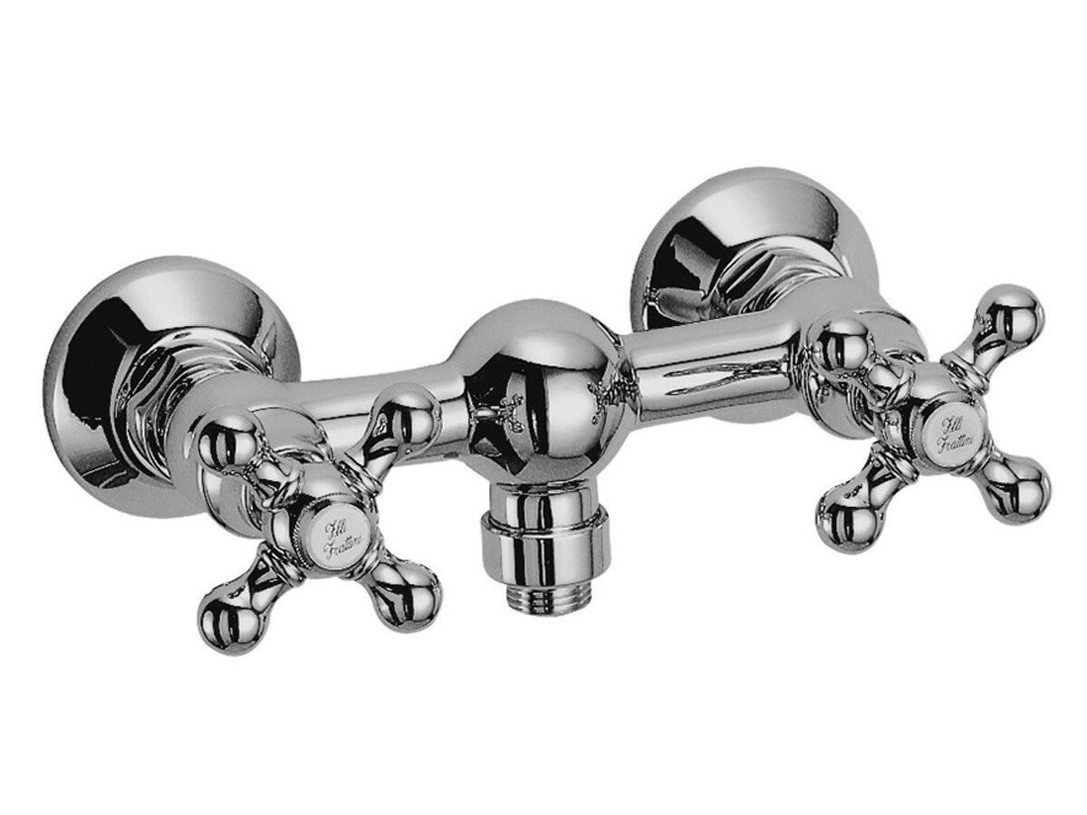 Наружный смеситель для душа с 2 отверстиями Rubinetterie Frattini Dedra ARCH-00035292