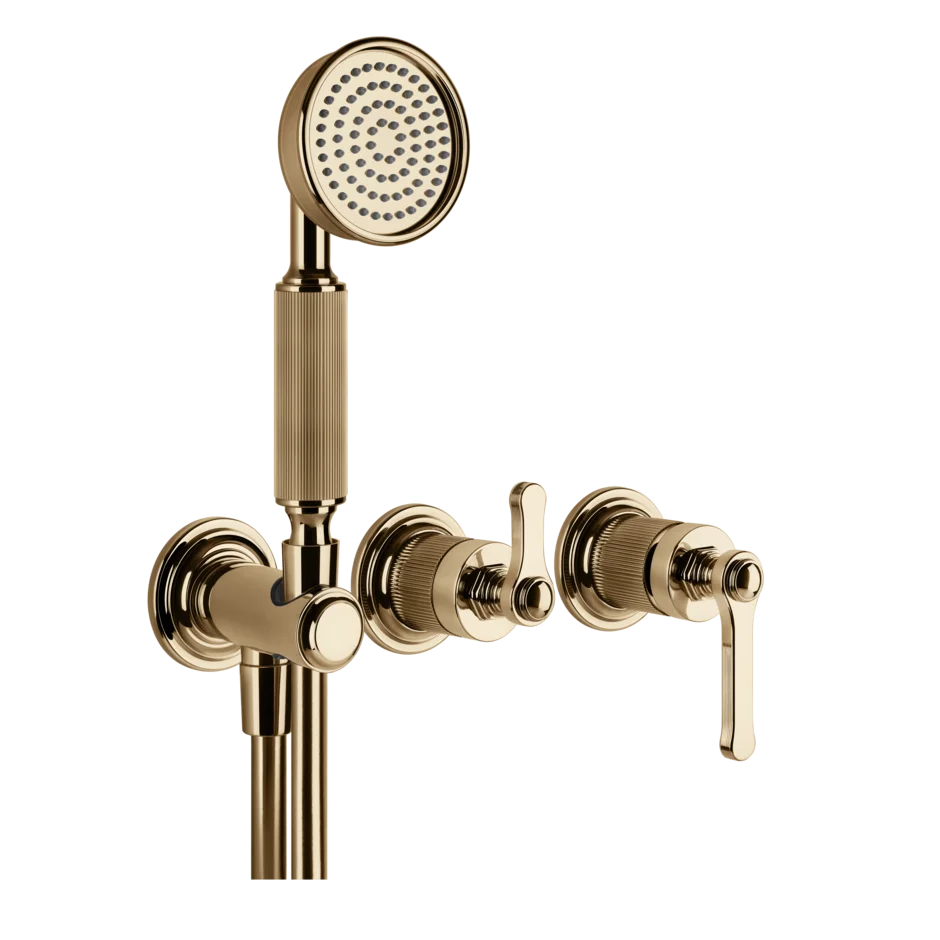 Смеситель для душа 65036 735 Gessi Venti20 ТЕПЛАЯ БРОНЗА PVD 65036735