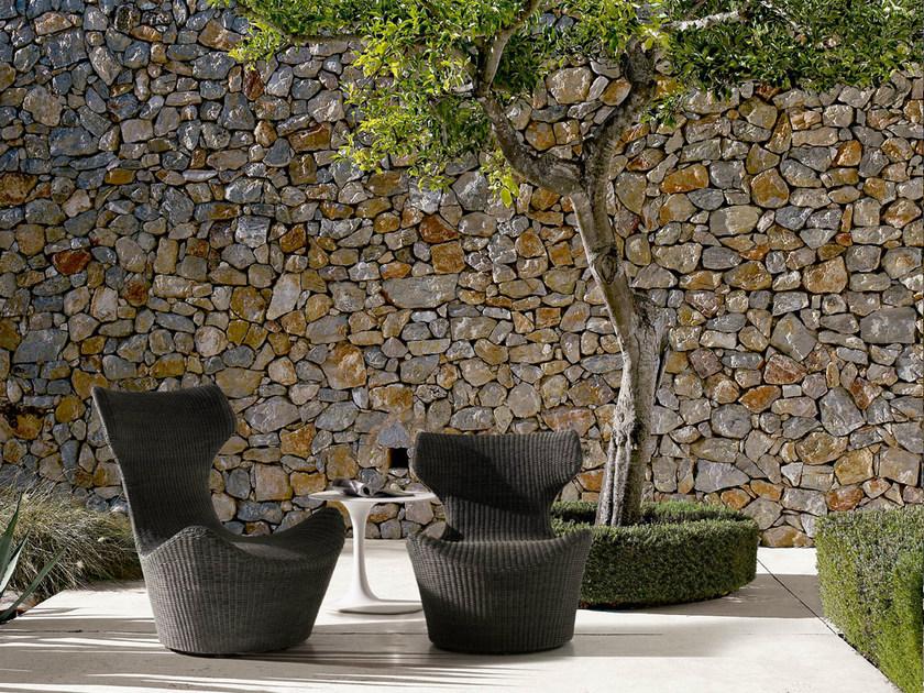 B&B Italia Outdoor Садовое кресло из полиэтилена с подставкой для ног с высокой спинкой Papilio outdoor sun-id-1375771 - Вид №3