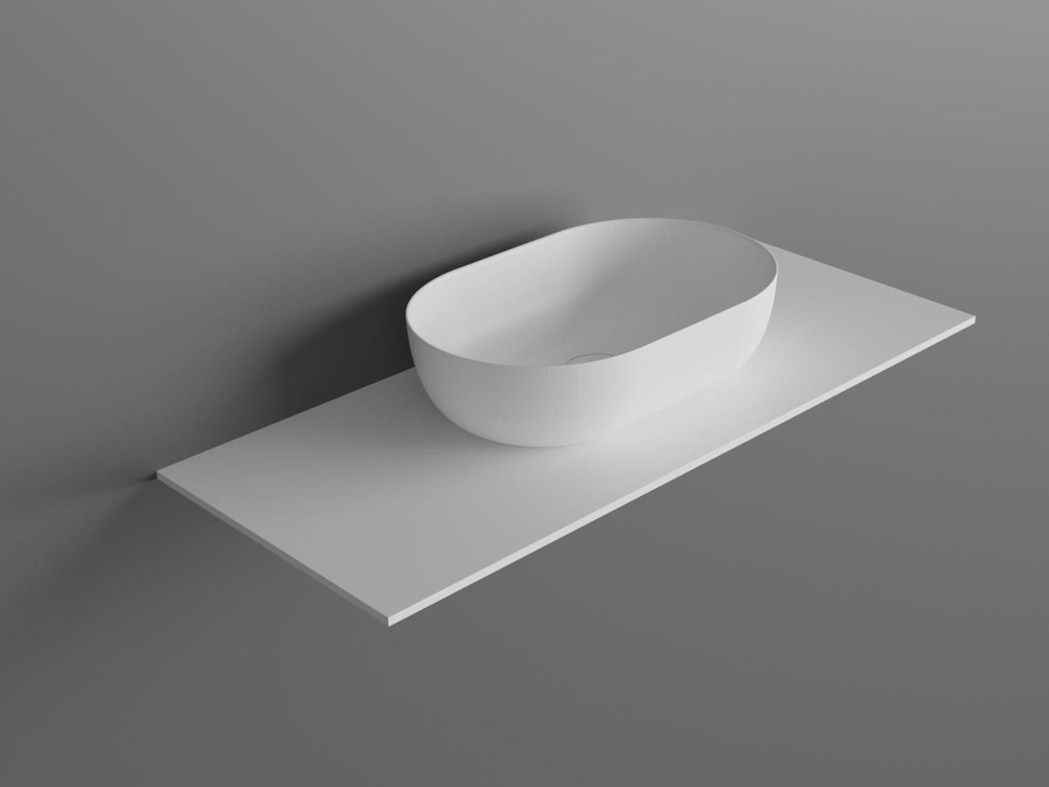 Овальная столешница из Corian® Acquapazza Corian ® elements ARCH-00150728