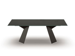 Прямоугольный стеклянный стол