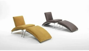 Marac Кресло из ткани с подставкой для ног Moon