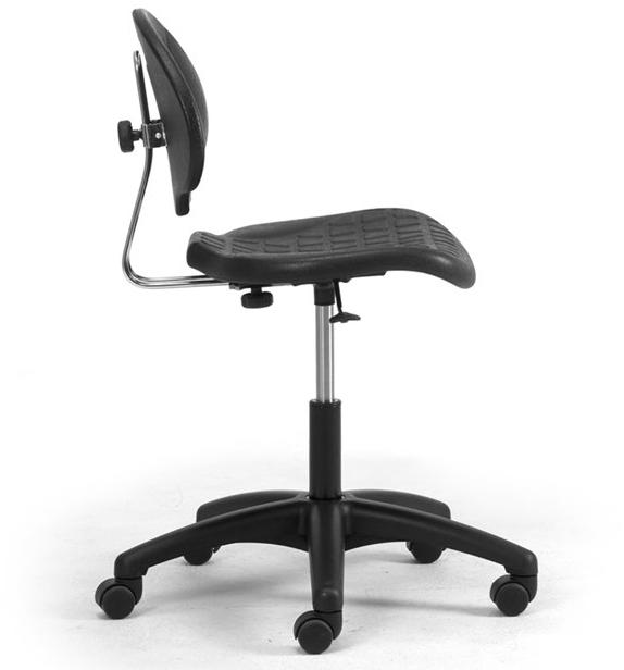 Leyform Регулируемый по высоте офисный стул из полиуретана со спинкой  0808pu  - Вид №2