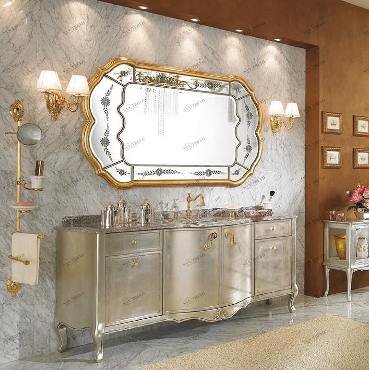 Комплект мебели для ванной 13/5 LINEATRE Gold Componibile 135