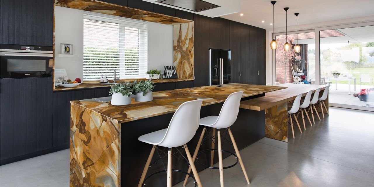 Столешницы для кухни - Мрамор стоун вуд LIGRON LIST280 1252 - Вид №7