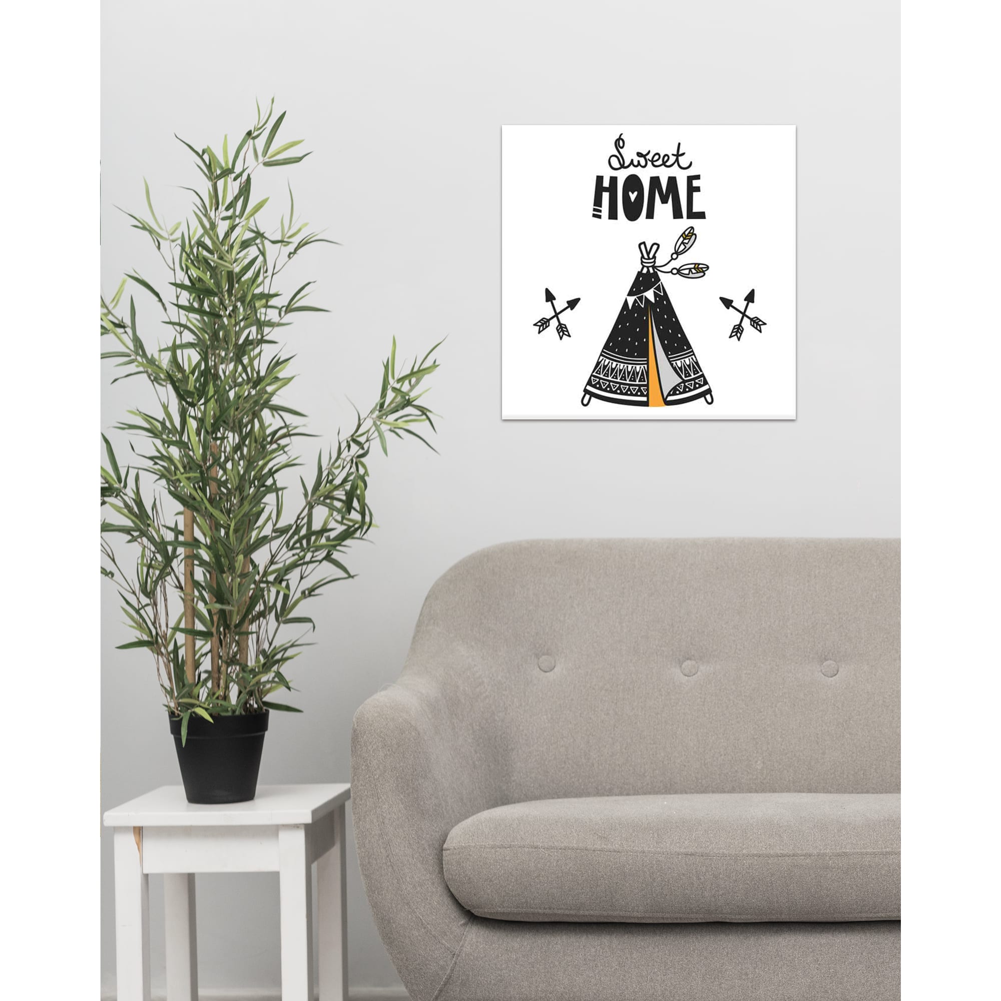 82402315 Картина на холсте «Милый дом» 30x30 см Santreyd  - Вид №3