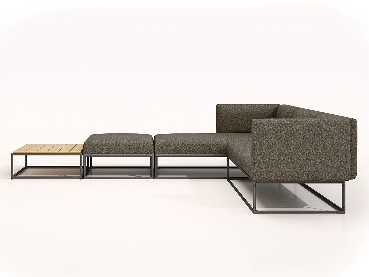 2-местный тканевый модульный садовый диван Gloster Maya ARCH-00126599 - Вид №2