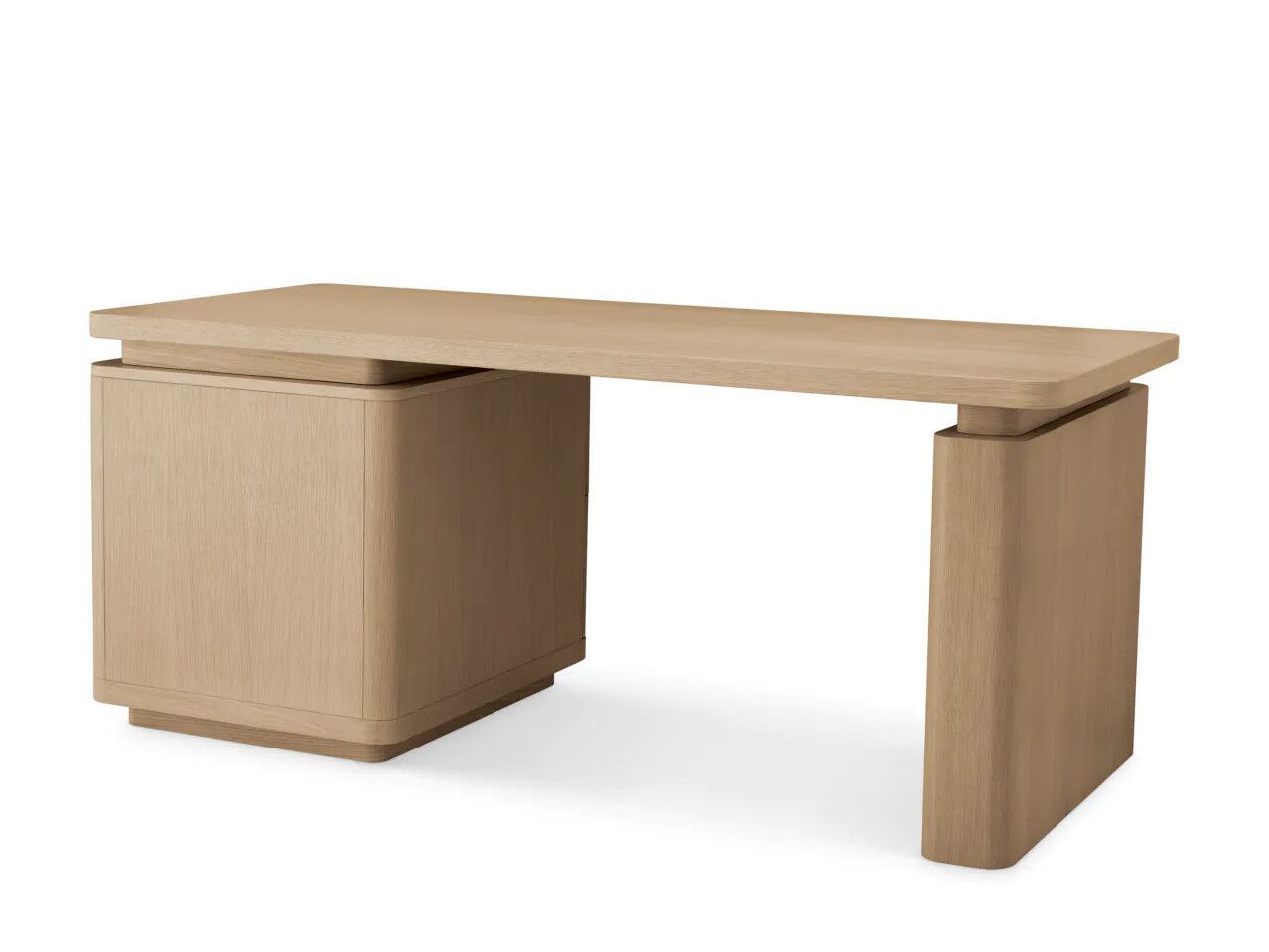 Деревянный прямоугольный стол с ящиками Eichholtz MODESTO ARCH-00024847