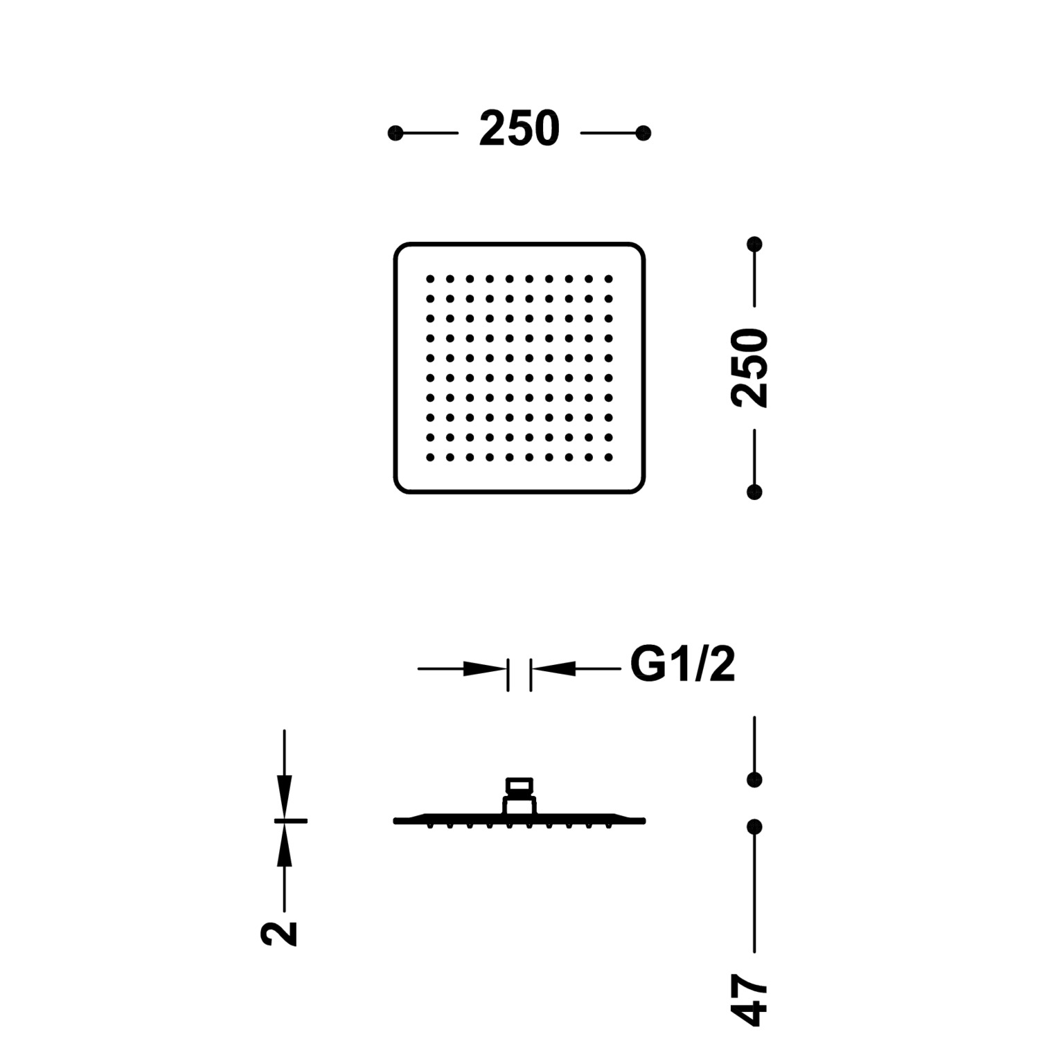 Насадка для душа-134315004 TRES Showers - Вид №1