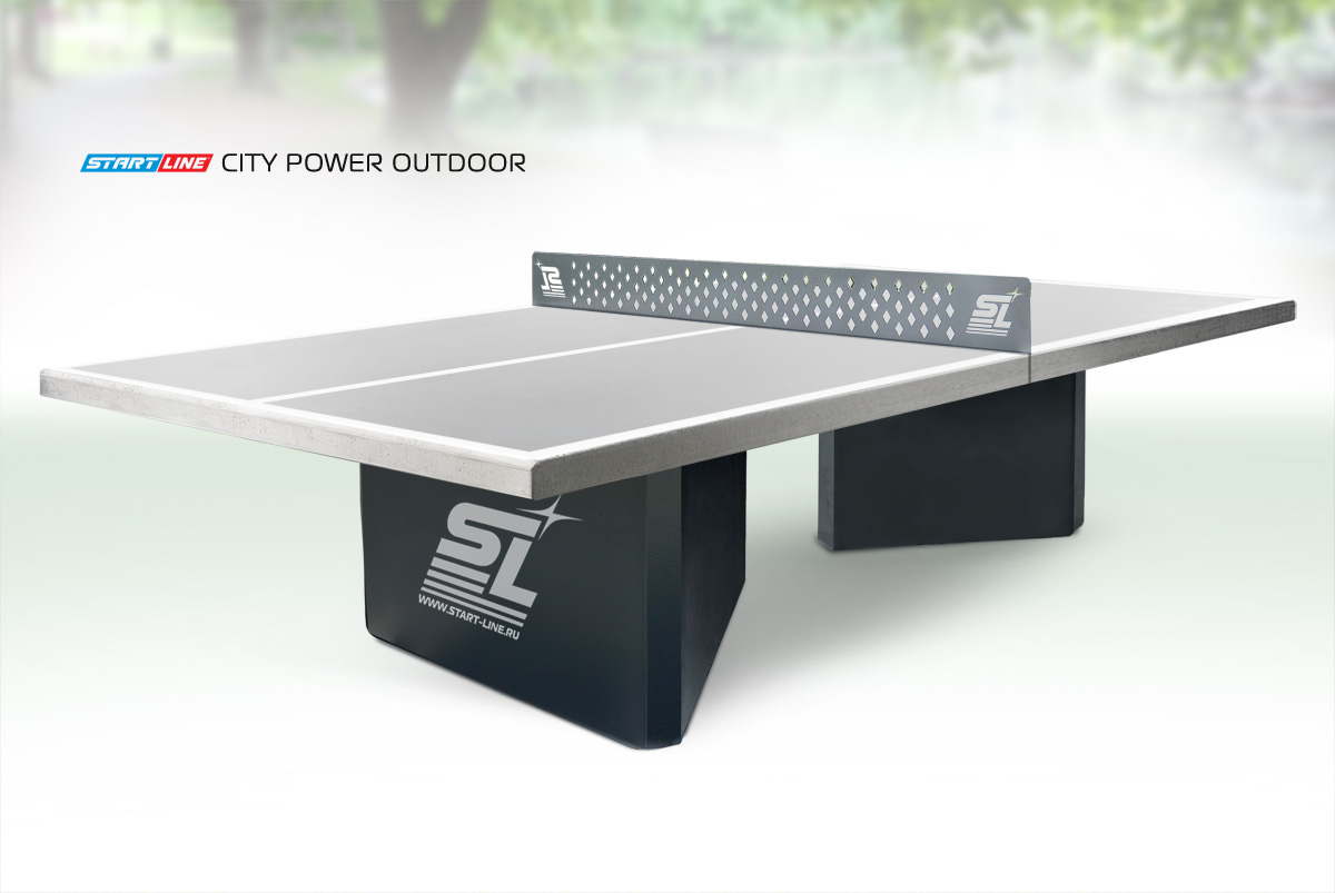 Теннисный стол бетонный антивандальный start line city power outdoor Start Line sun-id-2068340