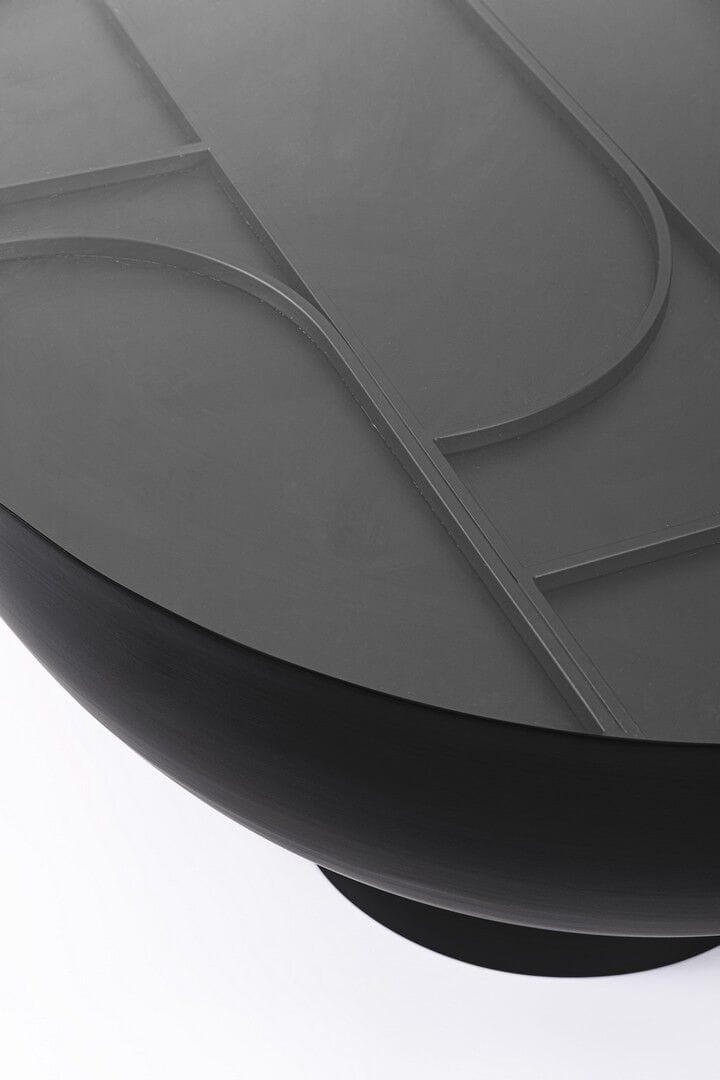 Круглый стальной журнальный столик с порошковым покрытием BIZZOTTO Archie ARCH-00150395 - Вид №6