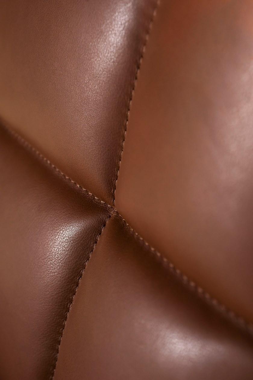 Tacchini Мягкое кожаное кресло с подлокотниками sun-id-1395102 - Вид №5