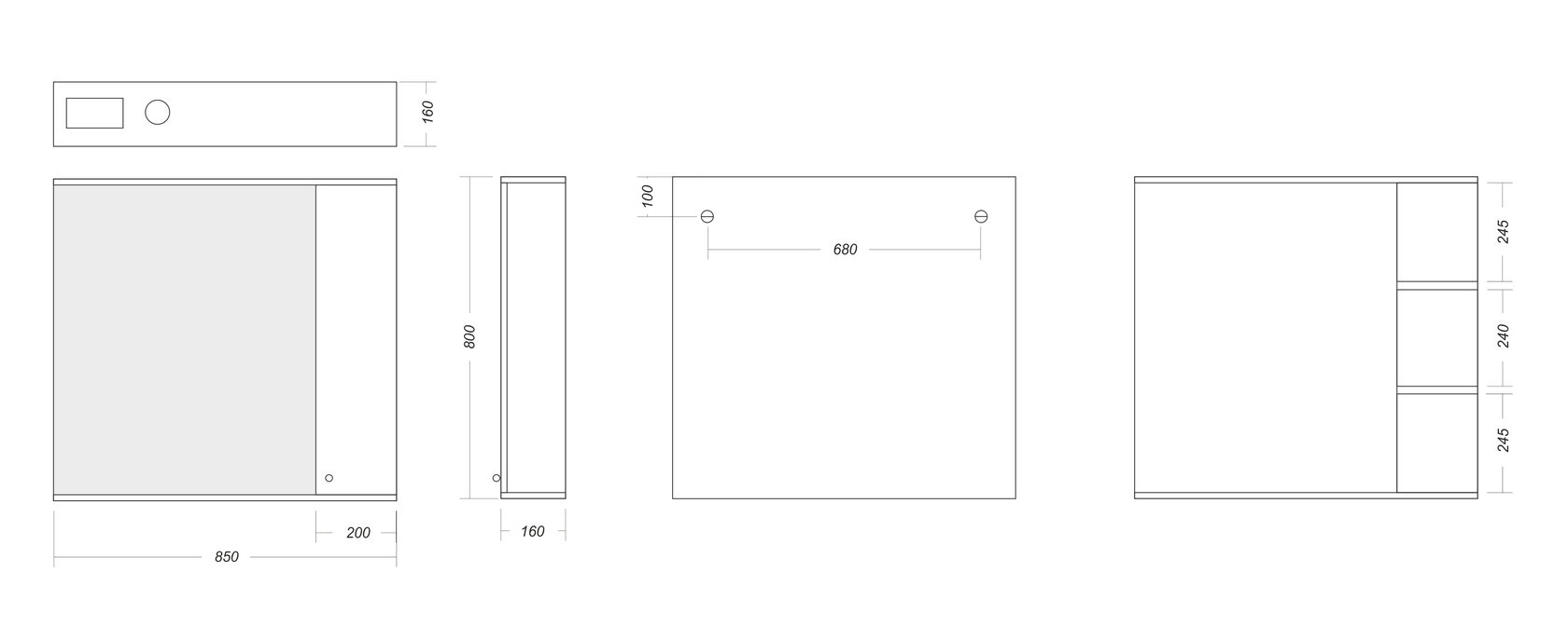 Зеркало BEST 85 SANITA LUXE BSTSLMR85199W1 - Вид №10