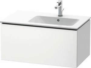 LC614101818 L-Cube Тумбочка подвесная Белый матовый, декор