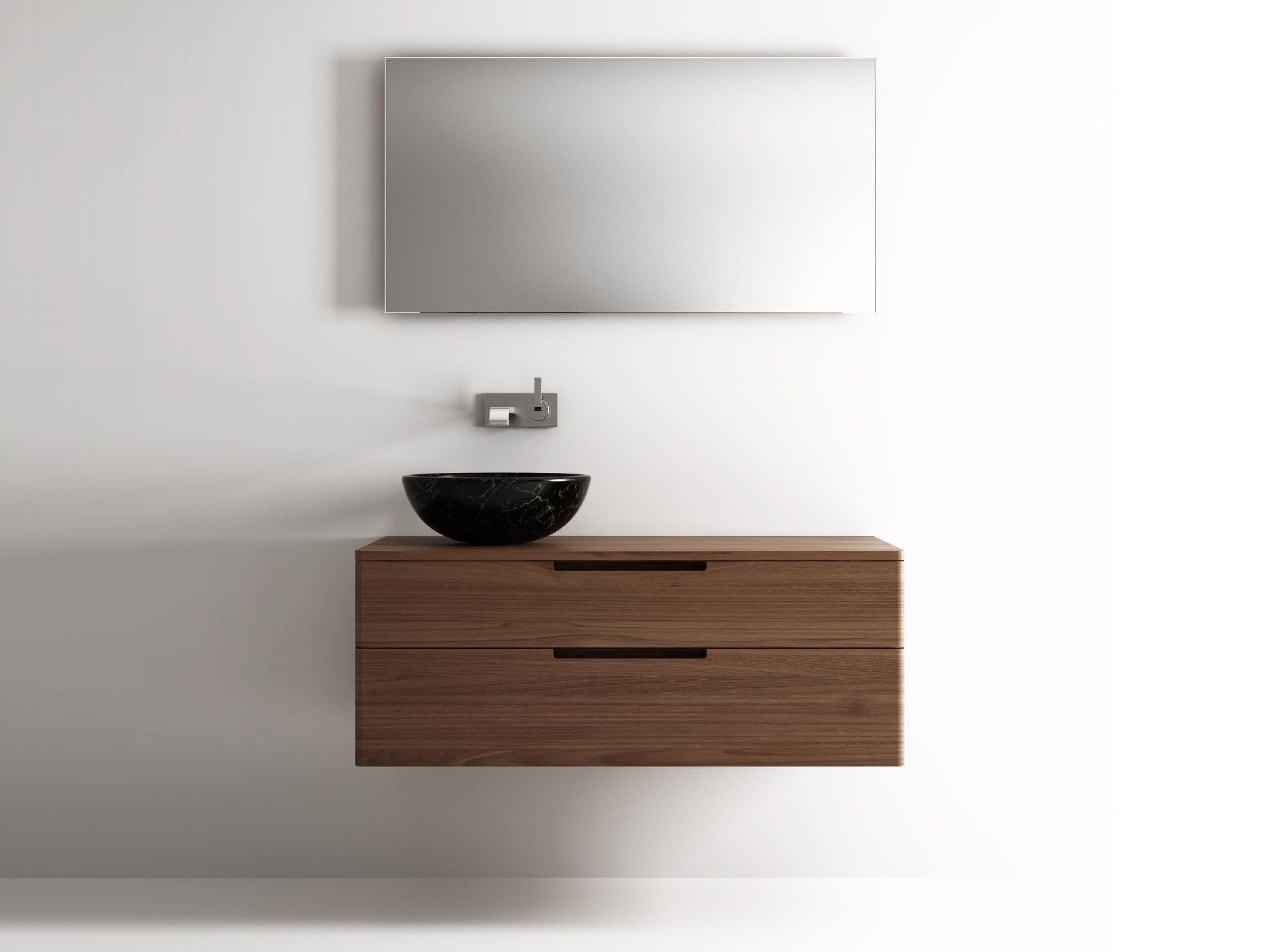 Прямоугольное настенное зеркало для ванной комнаты KARPENTER ARCH-00103437 - Вид №4