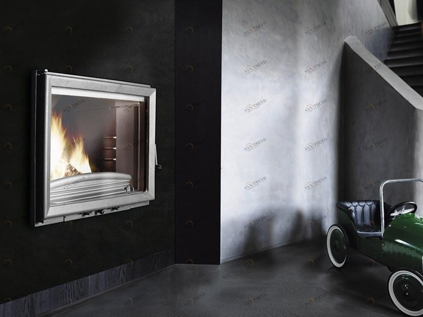 CAMINETTI MONTEGRAPPA Встраиваемый чугунный камин на дровах Fc sun-id-1381388