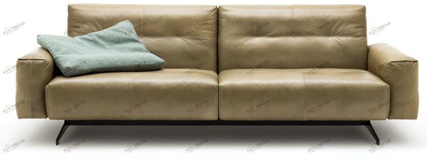 Rolf Benz Кожаный диван-санки с тафтинговым покрытием Rolf benz 50 sun-id-1407379