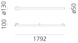 Artemide Полуутопленный линейный световой профиль из метакрилата Alphabet of light sun-id-1434072 - Вид №2