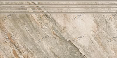 103/SR/ST01/294x600x10/S1 ступень Genesis grey structure (1уп/6шт) Kerranova К103SRST01