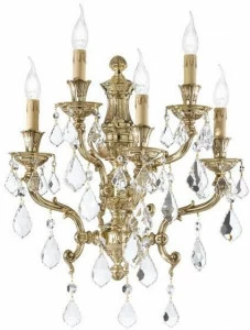 Possoni Illuminazione Аппликация из французского золота с кристаллами schoeler Windsor 888/a5-sh/p