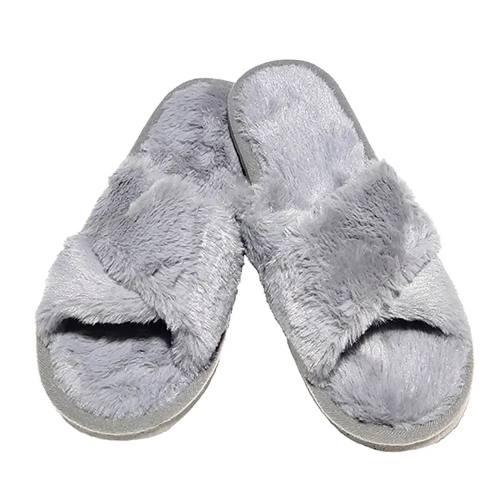 Тапочки домашние женские Модель 2 размер 38-39 цвет серый Santreyd STLM-2150443