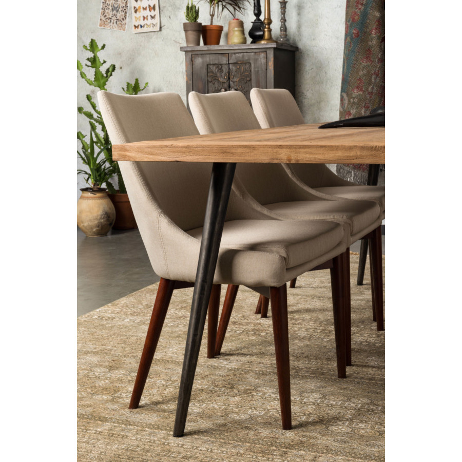 Кресло Juju молочное Dutchbone 1100233 - Вид №3