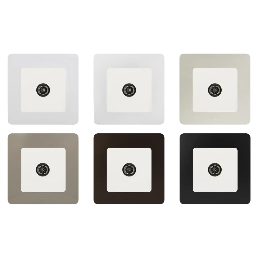 ТВ-розетка Legrand Etika для цифрового телевидения, белая 17356281 STLM-0007969 - Вид №1