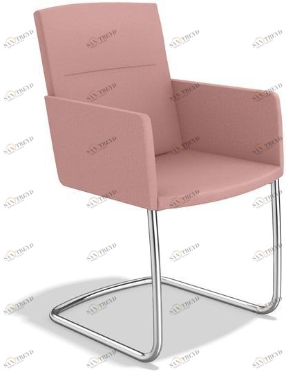 Casala Стул консольный из ткани с подлокотниками Leon ii 2665/11