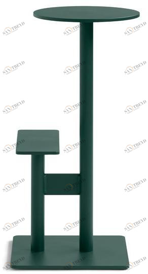 Blå Station Высокий барный стул из алюминия с подставкой для ног Combo Bla Station sun-id-1459300