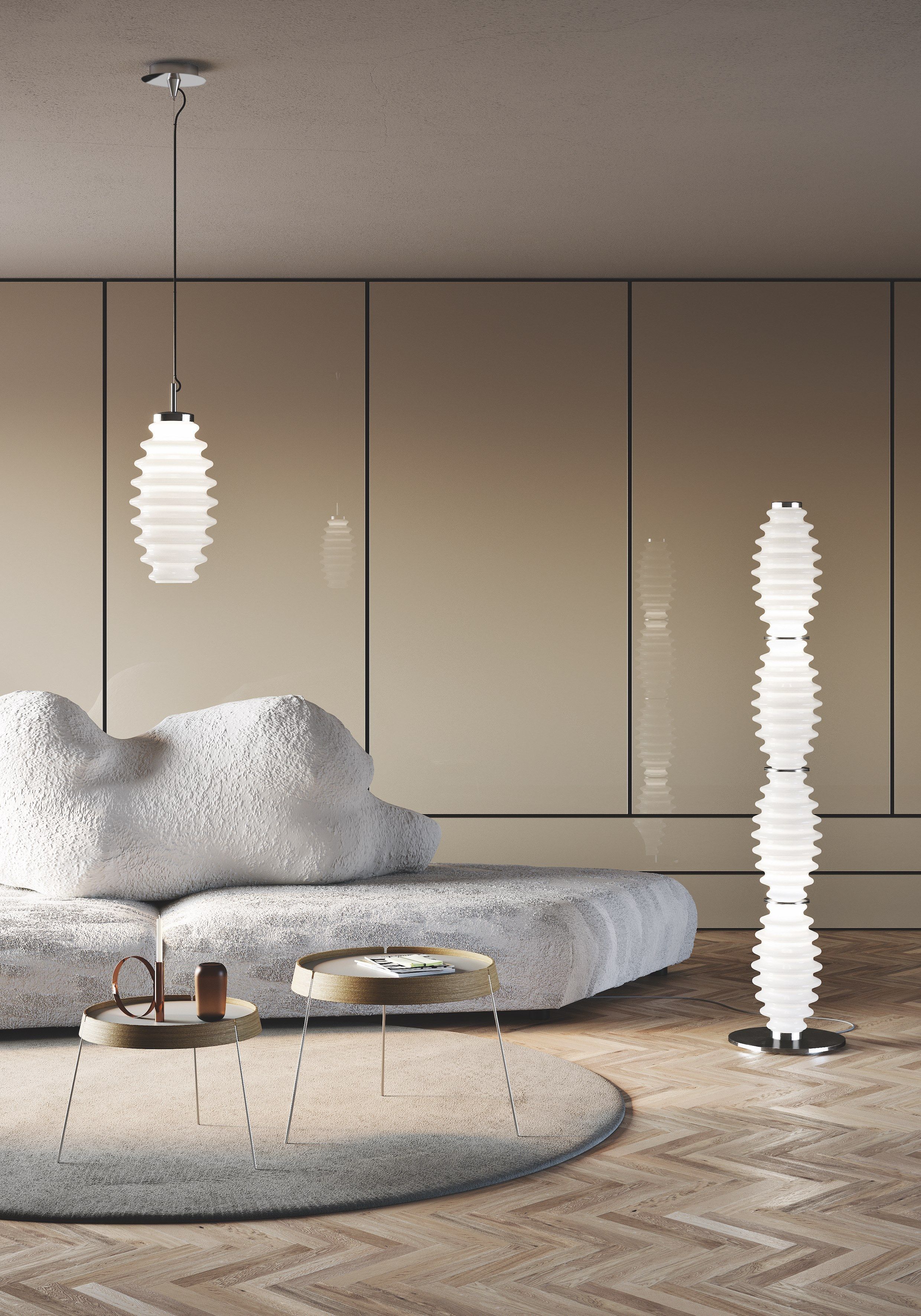 Выдувное стекло светодиодный торшер Italamp Grand Collier ARCH-00026873 - Вид №1