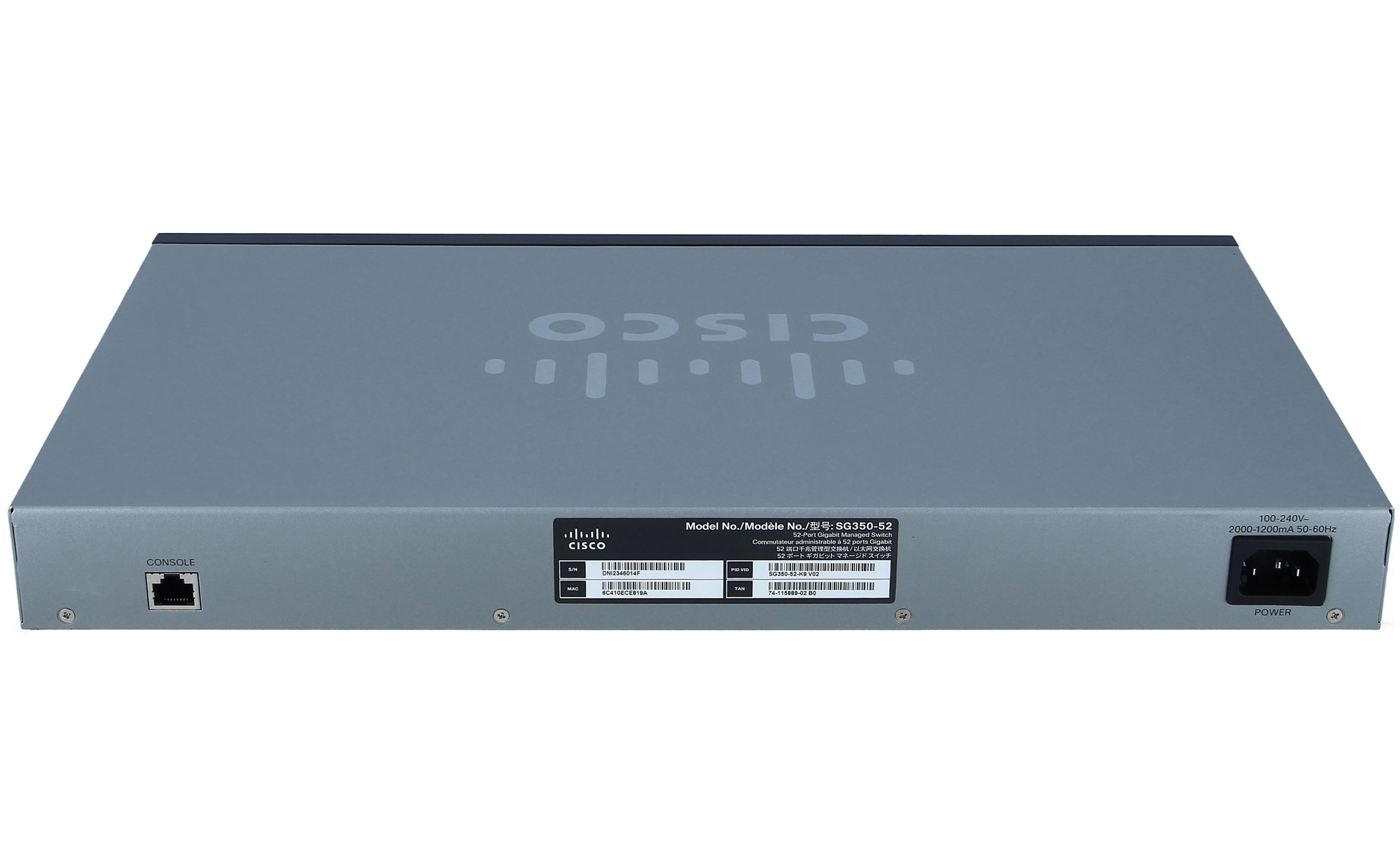 SG350-52-K9-EU sg350-52 52-port gigabit managed switch Cisco Santreyd  - Вид №2