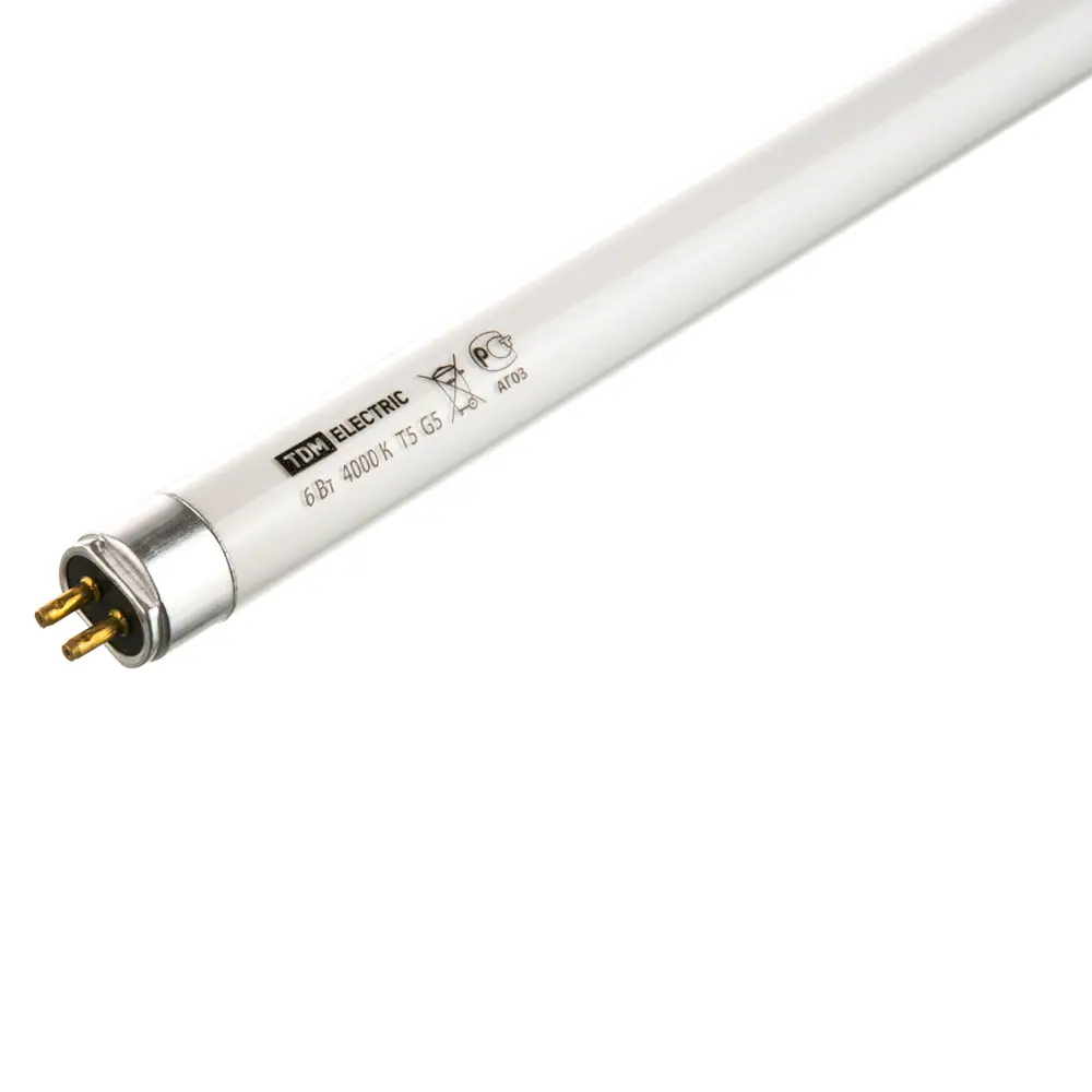 Лампа люминесцентная TDM T5 226 мм 6 Вт свет дневной TDM ELECTRIC STLM-2145739 - Вид №1