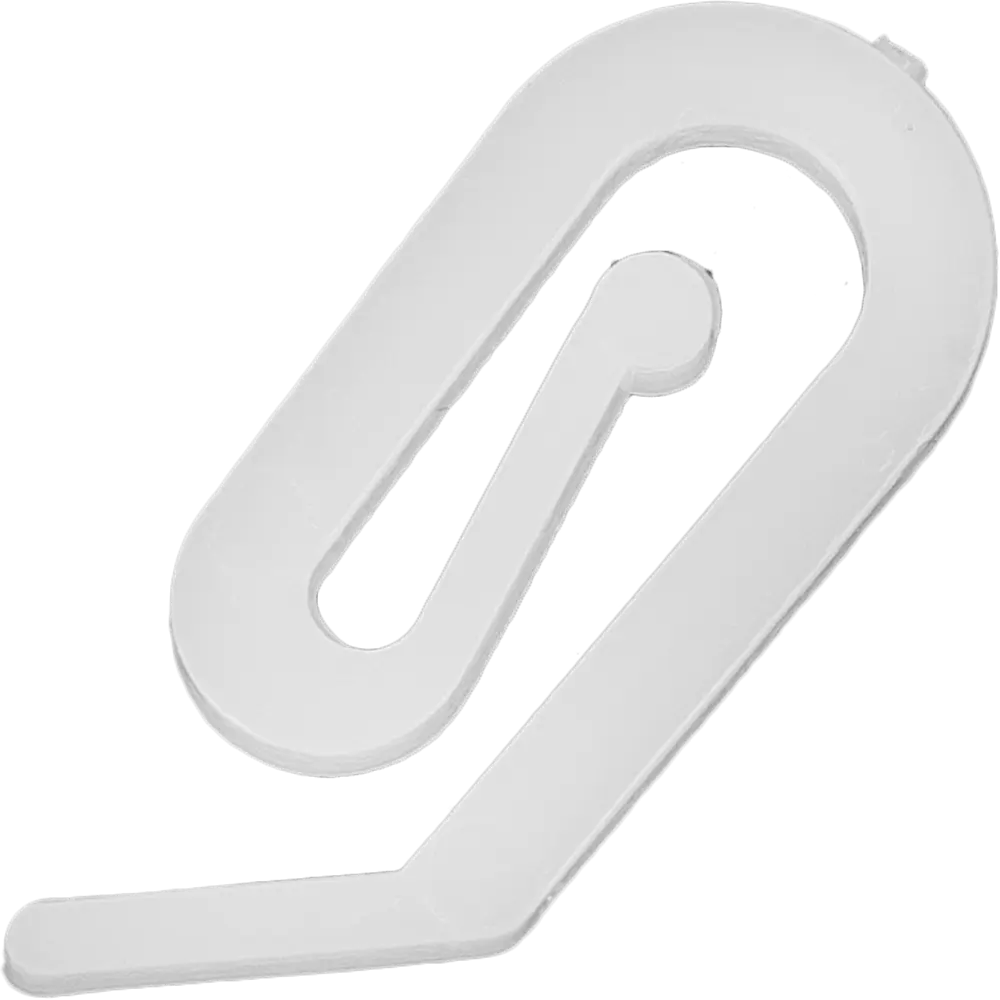 Крючок-улитка для штор на потолочный карниз цвет белый 20 шт DOMLEGRAND STLM-2008371