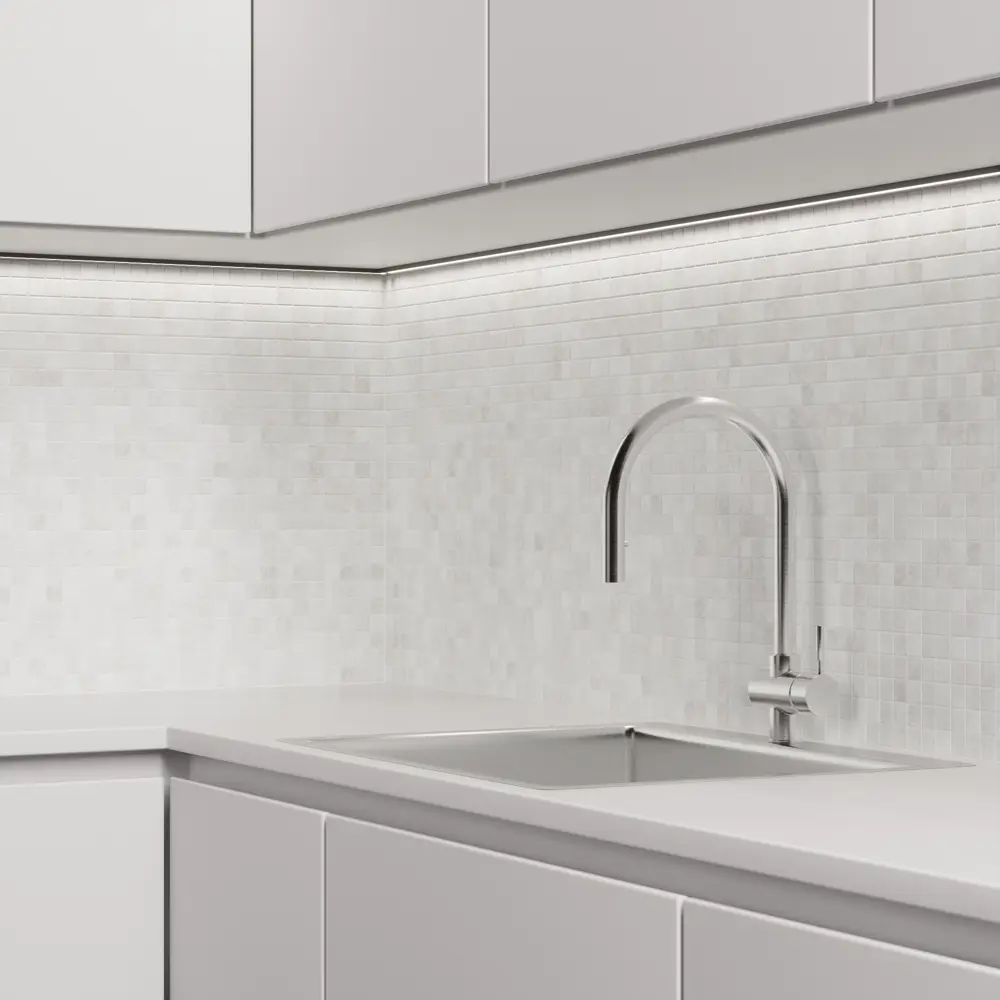 Мозаика Marble Grey Antislip стекломасса 31.1x5.3 см цвет бежевый Santreyd Мозаика Onix STLM-2156850 - Вид №6