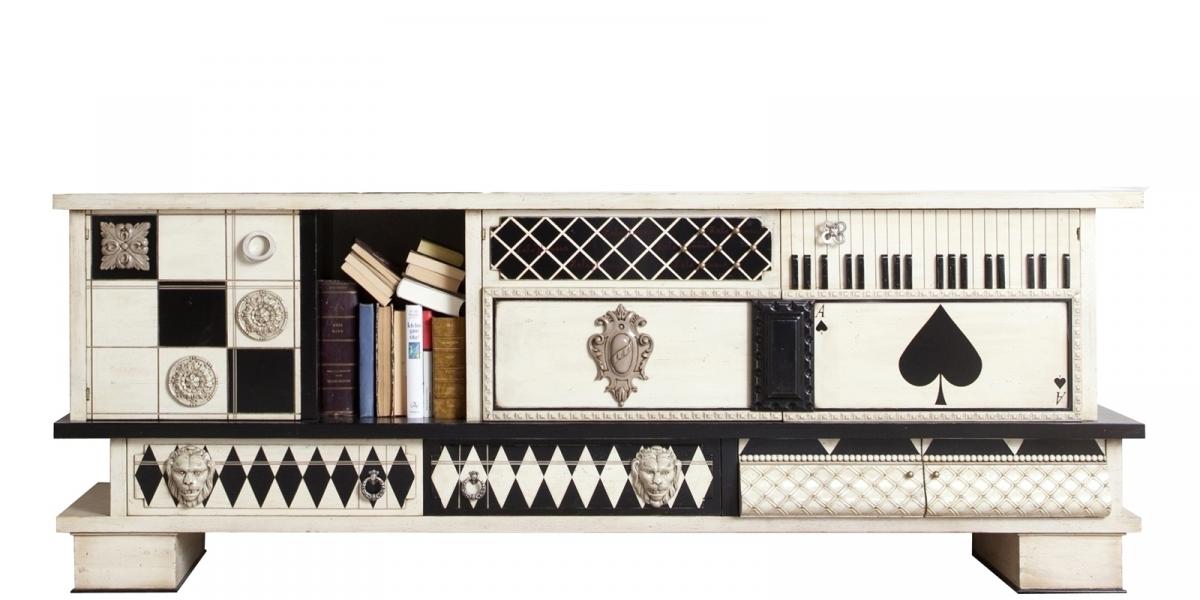 078976 Тумба под ТВ Lola Glamour Vintage Santreyd