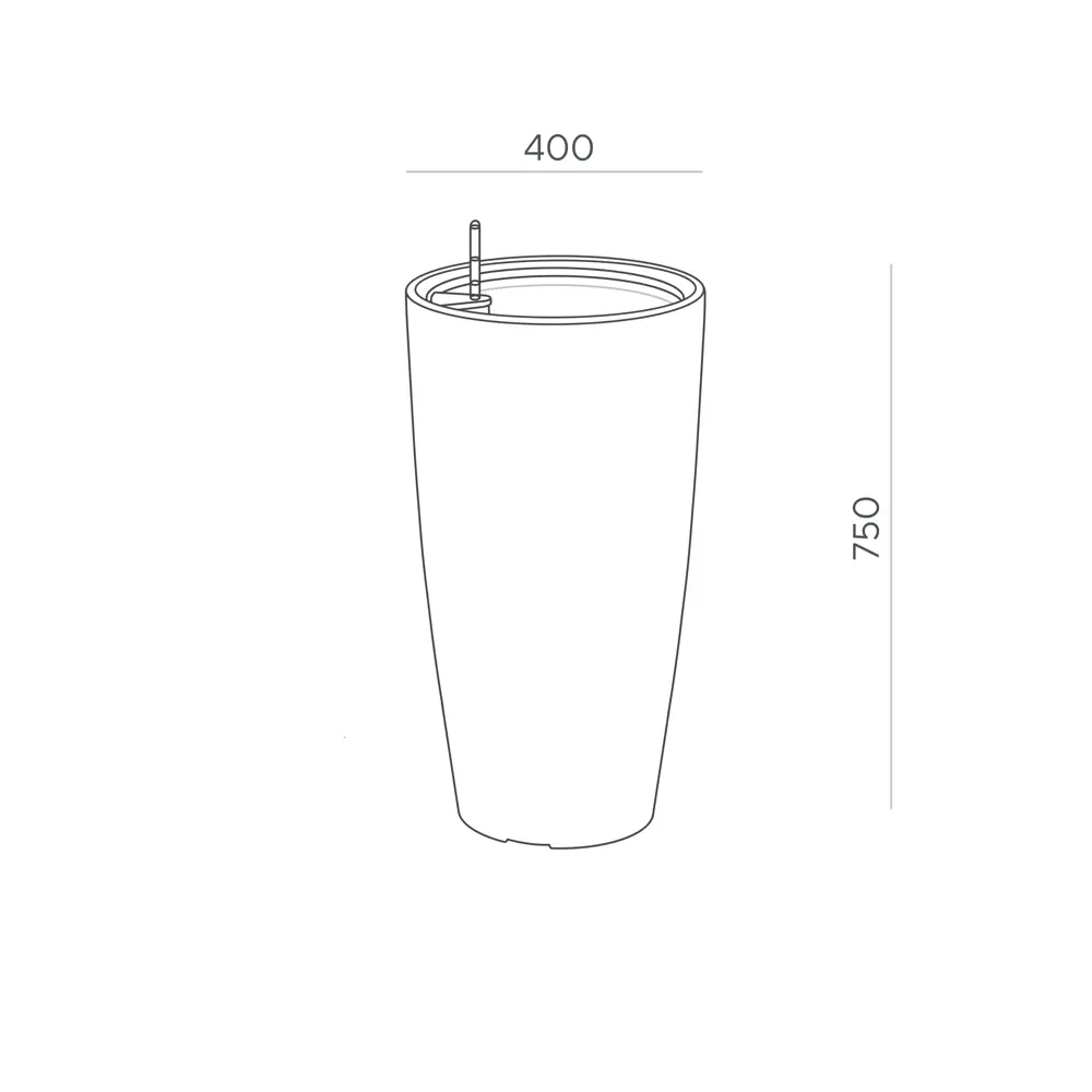 Кашпо для цветов Ola Dom Deluxe Long 31 л синий Santreyd STLM-2021421 - Вид №1