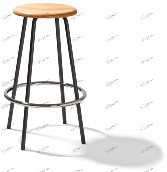 Richard Lampert Высокий табурет с подставкой для ног Tom sun-id-1438532