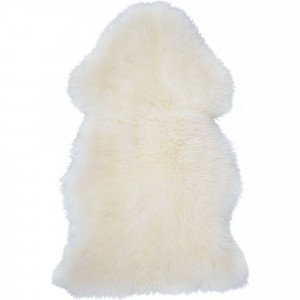 16353290 Шкура овечья одинарная 0.8x0.5 м цвет белый