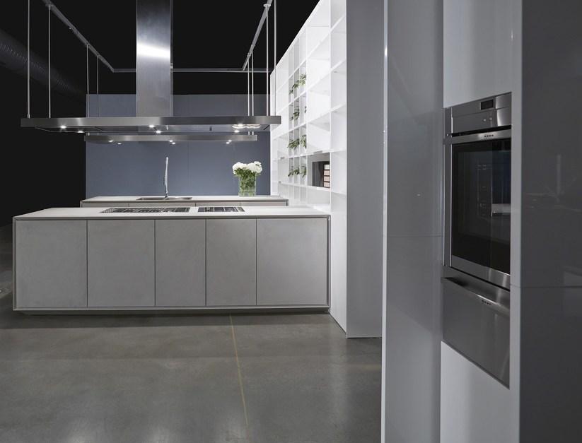 RIFRA Кухня с двойным островом из серого бетона One sun-id-1354828 - Вид №6