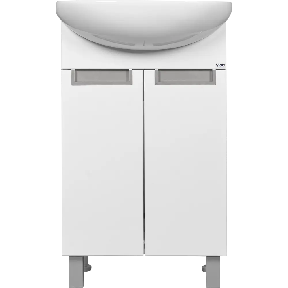 Тумба под раковину напольная Vigo Венто 50 см цвет белый STLM-2193086