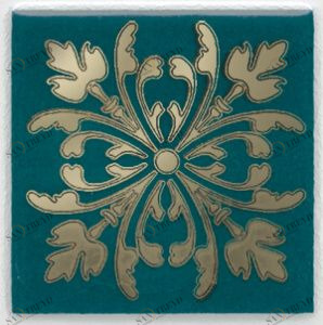 Клемансо зелёный темный вставка 4,9х4,9 кор (38 шт) Kerama Marazzi HGDF2525246