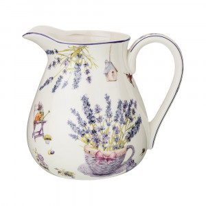 104-591 Посуда фарфоровая Лаванда прованс кувшин 1200 мл Lefard