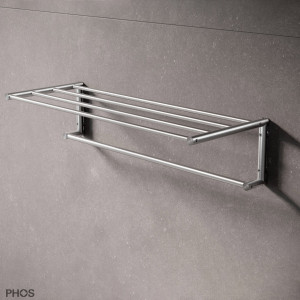 G18-500-B Полотенцесушитель g18 с 4 перекладинами и 1 полотенцесушителем - ширина 50 см PHOS