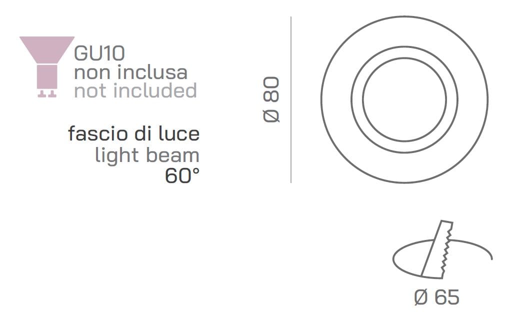 Алюминиевый круглый прожектор Amarcords Flat ARCH-00141783 - Вид №16
