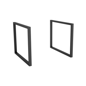 24346 SALGAR Комплект из 2 ножек АЛЬЯНС на глубину 40 ЧЕРНЫЙ 310 мм