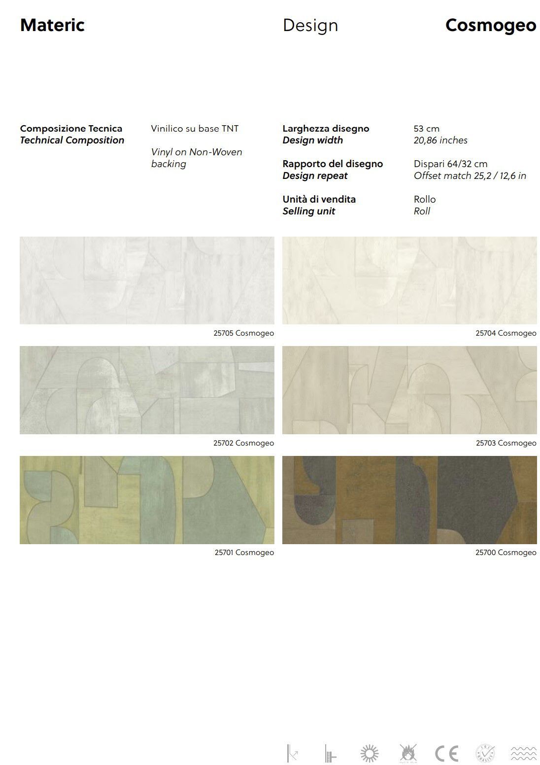 Обои с рисунком Jannelli&Volpi ALTAGAMMA MATERIC ARCH-00116741 - Вид №2