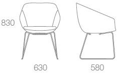 Albaplus Санный стул Folha sun-id-1493005 - Вид №4