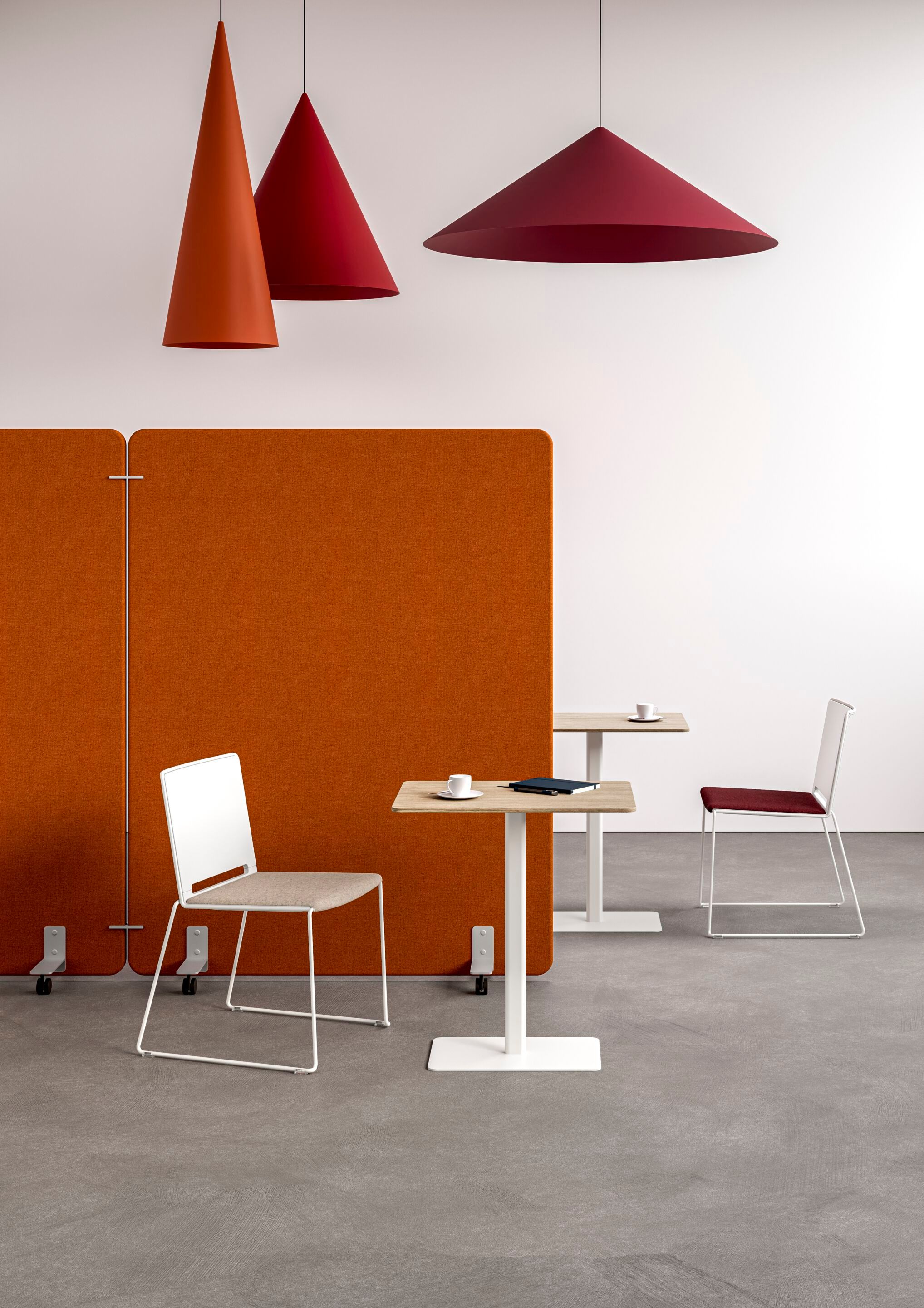 Звукопоглощающая отдельно стоящая офисная перегородка на колесах IBEBI отдельно стоящая тишина ARCH-00147869 - Вид №3