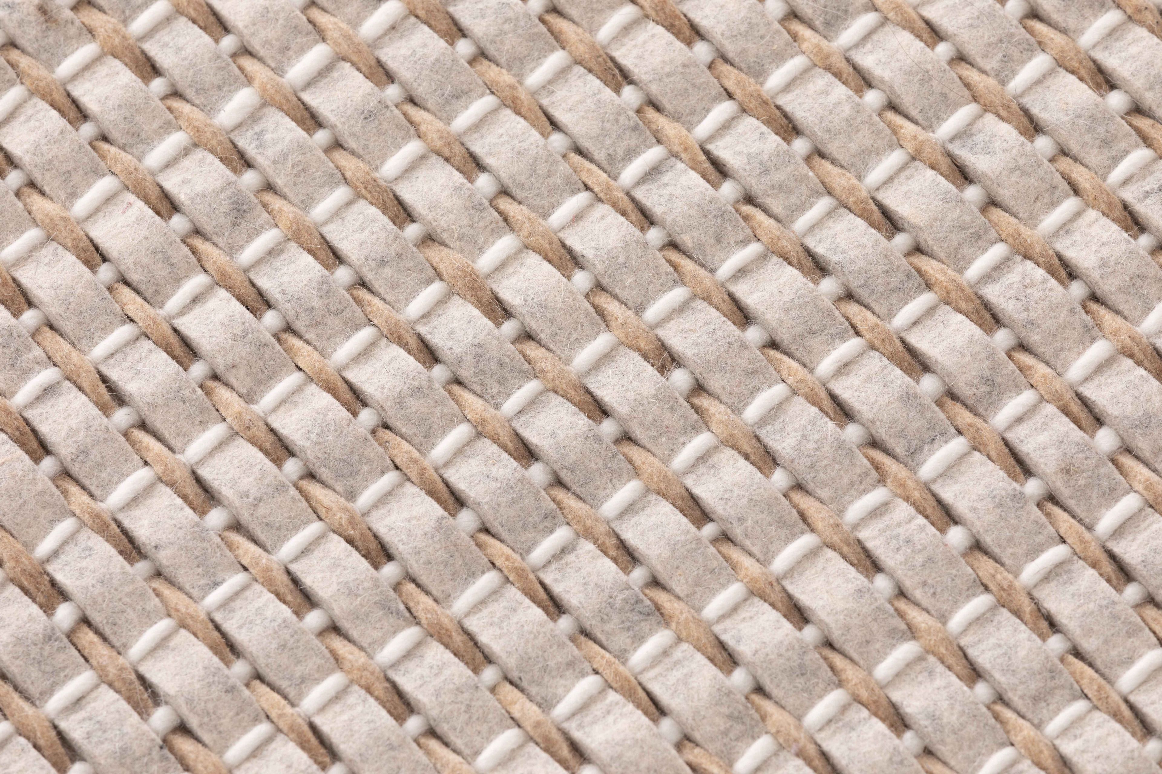 Шерстяной войлок прямоугольный ковер ручной работы GAN Tramas ARCH-00062531 - Вид №4